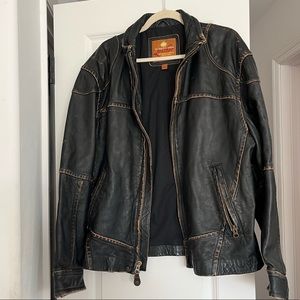 VTG The Territory Ahead men’s leather jacket